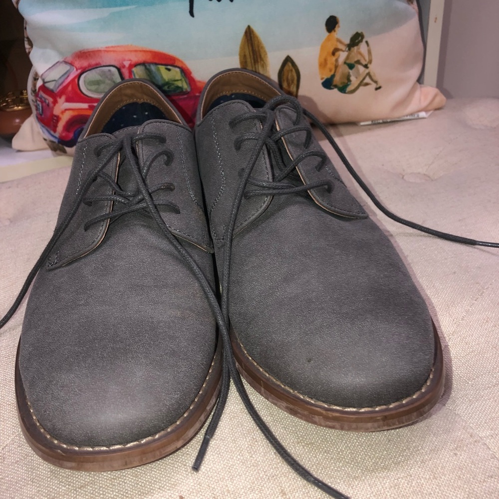 Hawker Rye Grey Suede Oxford Shoes Size 9 Excellent Condition - Picture 5 of 8
